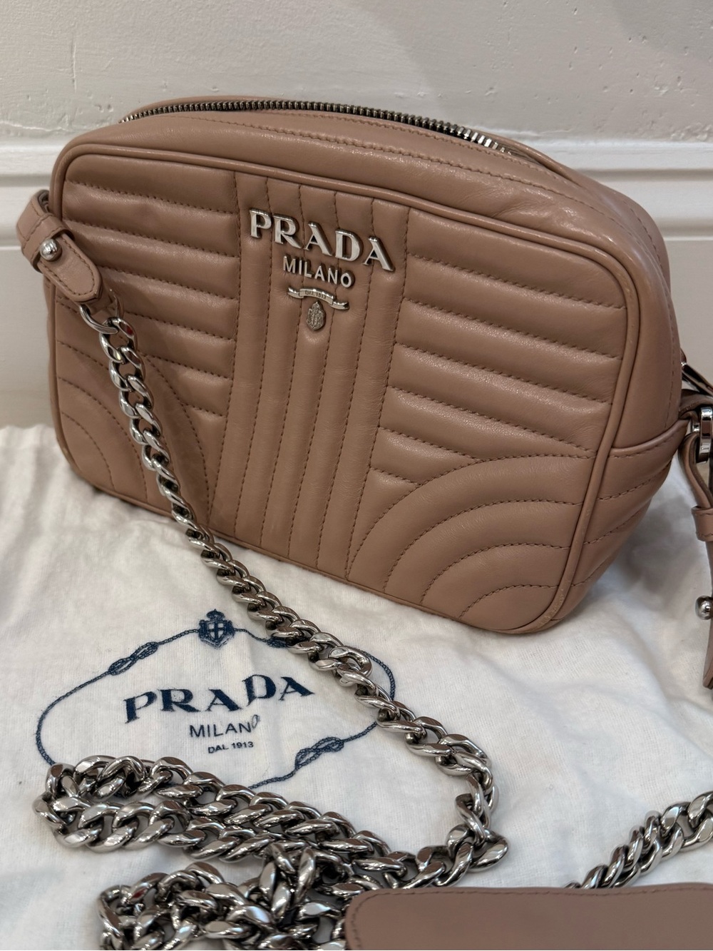 EUC! Prada Diagramme Camera Bag